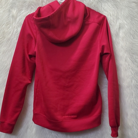 Dark Pink Under Armour Hoodie - Picture 3 of 3